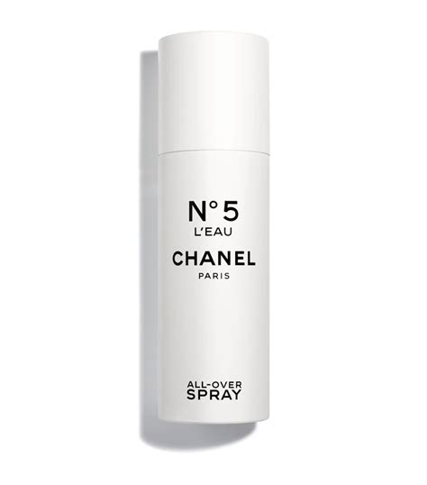 chanel n 5 l eau l eau all-over spray|Chanel number 5 l'eau.